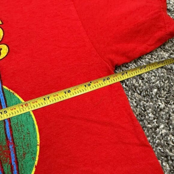 Wu Tang Red Graphic Logo Short Sleeve Tee Shirt Large Band Music - Picture 5 of 8